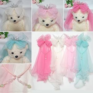 유아동 어린이 웨딩베일 헤어 밴드 면사포 헤어 머리띠 망사 웨딩베일,아띠랑스액세서리