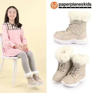 아동 패딩 털 부츠 키즈 유아 어린이 겨울 기모 방한 슈즈 초등 학생 신발