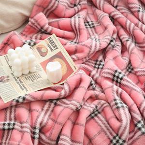 플로라 소형(75x100) 고밀도 밍크 극세사 담요