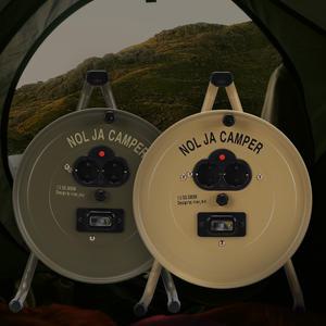 국산 밀리터리 캠핑릴선 15M 전선릴 전기릴선 작업선 캠핑릴 케이블릴