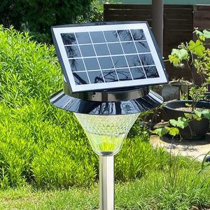 [태양무역]태양광 13구 정원등 태양열 야외조명 - 블랙/실버