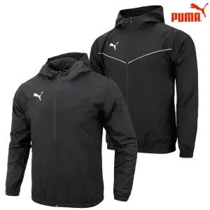 푸마 남성 트레이닝 바람막이 트랙 자켓 팀라이즈 올웨더 스포츠 집업 점퍼