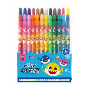 종이나라 핑크퐁 나라색연필 24색