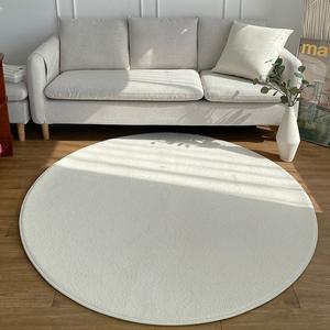 선염솔리드 메모리폼 러그 거실 아이방 카페트_100cm원형