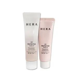 헤라 UV 프로텍터 톤업 50ml 40ml 브라이트닝 5중 차단 선크림 생기있는 표현