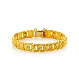 갤러리아 남자 순금 팔찌 컷팅 밀그레이 24K 37.5g 18K장식