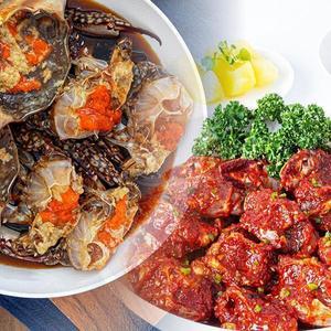 미남밥상 간장반양념반세트(간장게장/양념게장)