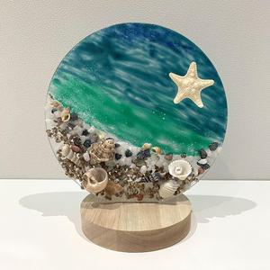 하비코 바다 이야기 LED 무드등 5인용 DIY  패키지 키트 방과후 돌봄 어르신 장애인 미술 수업