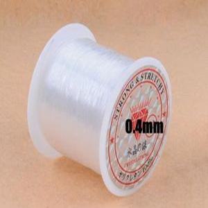 골피아 투명 비탄성 비즈공예 낚시줄 0.4mm