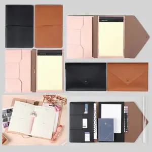 슈프림 노트패드 A5 메모패드 바인더 가죽 커버 리갈