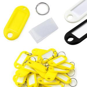 심플 컬러 네임텍 50p 열쇠홀더 키테그 사우나키체인 네임택열쇠고리 자동차키링