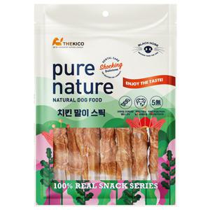 퓨어네이쳐 치킨말이 스틱 175g (12p) 크런치껌 이갈이 오래먹는껌
