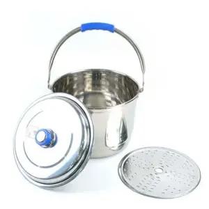 스텐 들통 국통 곰솥 냄비 찜통 찜판 찜기 빨래솥 5호/요리/조리/주방/곰국/스테인리스/가정용/스덴/다용도