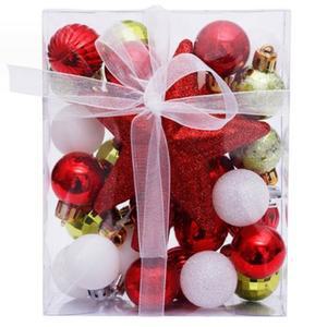 크리스마스 트리 장식볼 세트 30p 8종 레드골드