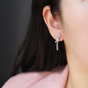 유퀴즈 나미브 고현정 은침 매듭 리본 스틱 귀걸이