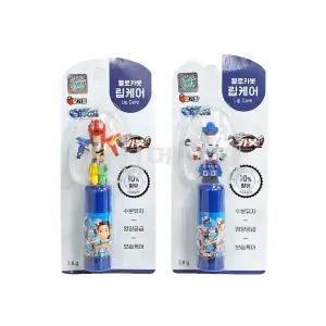 헬로카봇 립케어 3.8g 딸기향 캐릭터 피규어 립밤