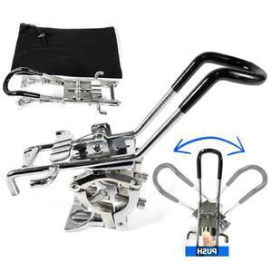 선상받침틀 수갑형 스텐2중 잠금 회전형 낚시대거치대 받침대