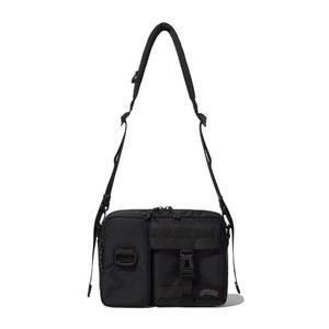 [커버낫] 코듀라 아치 로고 웨빙 미디움 크로스백 블랙 CO2506CB31BK