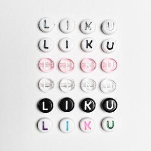 [리꾸리꾸] 알파벳비즈 이니셜 비즈 구슬 키링부자재 키링팔찌 목걸이 만들기