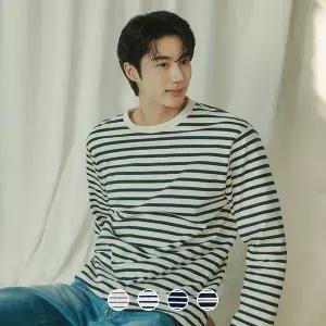 025503 스트라이프 긴팔 티셔츠