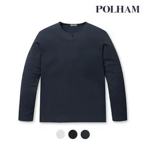 [폴햄] 남성 쿨텐션 슬릿넥 긴팔 티셔츠PHD3TR1240