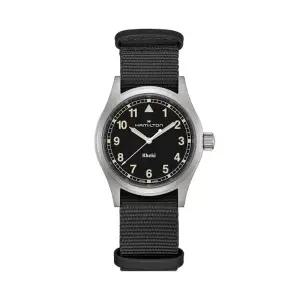 해밀턴 H69401430 카키 필드 쿼츠 남성 나토 38mm