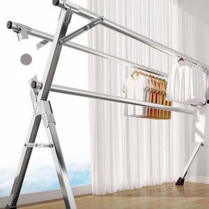 튼튼한 대형 이불 빨래 건조대 스텐 X형 접이식 베란다