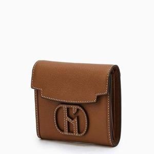 [NS홈쇼핑][헤지스ACC] HIWA5E529W2 브라운 H패치 소가죽 반지갑[35107983]