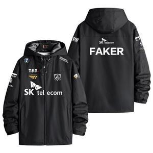 페이커 바람막이 Faker 유니폼 T1 jacket 카키 SKT 블랙