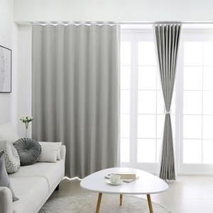 거실 암막커튼 라이트그레이 1장 140x230cm 자취커튼 주문제작커튼 아이방커튼 사계절커튼