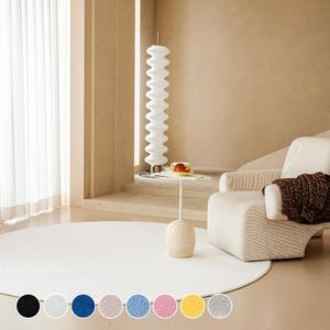 [드리울] 드팔렛 5가지 디자인 사계절 먼지없는 워셔블 원형 러그 카페트