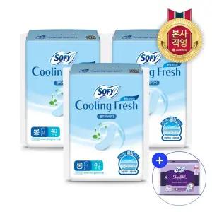 쏘피 2025 쿨링프레쉬 팬티라이너 롱 40P 3팩 (+쏘피 사은품 증정)