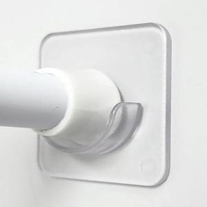 [JHO7PO3R_55]후크 커튼봉고정 커튼봉고 커튼봉고리 투명