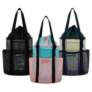[아레나](의정부점) 메쉬 토트백 수영가방 A5AC1AB20 ( NVY,PNK ,BLK )