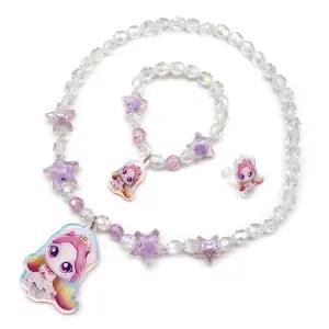 슈팅스타 캐치티니핑 목걸이 팔찌 반지 3종 오로라핑