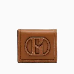 [NS홈쇼핑][헤지스ACC] HIWA5F530W1 브라운 로고패치 소가죽 반지갑[35190852]