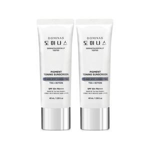 도미나스 피그먼트 토닝 선스크린 40ml(SPF50+) 이엑스 2개 Ss