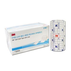 3M 쓰리엠 소프트 클로스 테이프 위드라이너 2766 (15cmx10m) 픽싱롤 드레싱