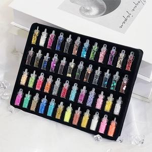 고품질 네일 아트 반짝이 글리터 파우더 48종 세트 네일재료 셀프네일 네일장식 셀프젤네일 (WFI3TYO)