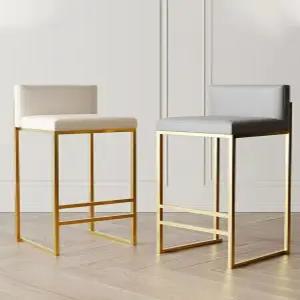 가죽 카페의자 사각 바스툴 홈바 높은의자 높은