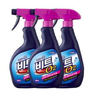 라이온 비트 O2 얼룩제거제 500ml 3개 / 전처리제