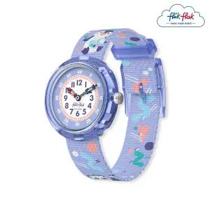 [플릭플락][본사] 플릭플락 유아용 시계ARTY ANMALS FBNP246