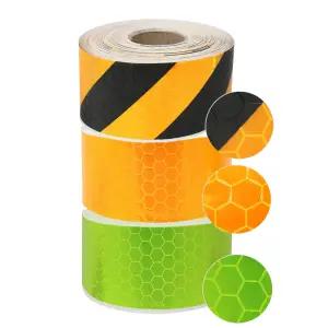 고휘도 반사테이프 안전 경고용 도로 교통 차량용 점착테이프 10cmx45M