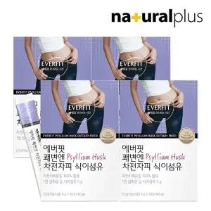 에버핏 쾌변엔 100 차전자피 식이섬유 30포 4박스