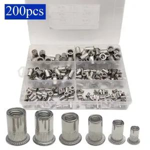 팝너트 세트 스테인레스 육각 200pcs