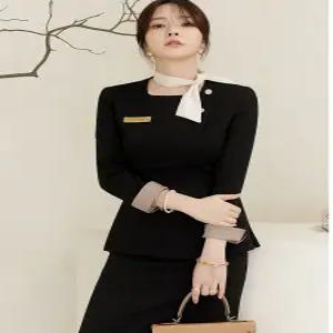 호텔 유니폼 데스크 세트 실장 프론트 팬츠 에스테틱 여성