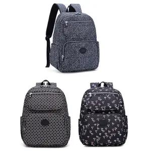 가벼운 패턴 중년 백팩 외출 여행 할머니 어르신