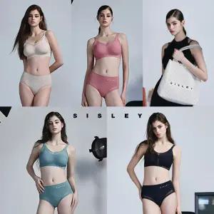 [시슬리 언더웨어] 시슬리 상단 v-net 브라팬티 4세트 + 가방