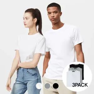 정품발송 지오다노 243801 코튼 져지 크루넥 3pcs 패키지 NEW 354083