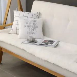 몽블랑 양털 마이크로극세사 소파패드 3인용 4인용 겨울홈데코